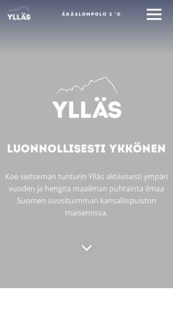 Vorschau der mobilen Webseite www.yllas.fi, Ylläs