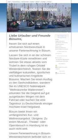 Vorschau der mobilen Webseite www.freunde-in-buesum.de, Freunde in Büsum