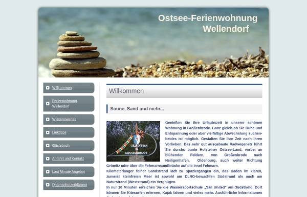 Vorschau von www.ferienwohnung-wellendorf.de, Ferienwohnungen Wellendorf und Much
