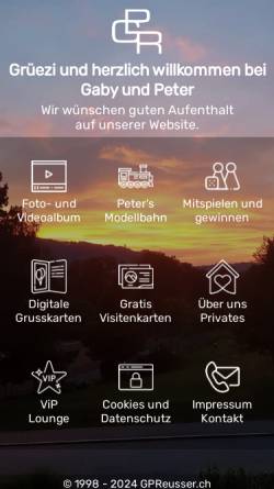 Vorschau der mobilen Webseite gpreusser.ch, Reusser, Peter und Gaby