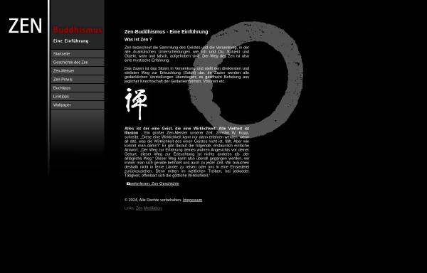 Vorschau von www.zenbuddhismus.de, Zen Buddhismus - Eine Einführung