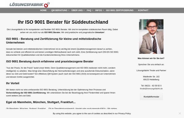 Vorschau von www.loesungsfabrik-bodensee.de, Lösungsfabrik Bodensee - Inh. Michael Thode
