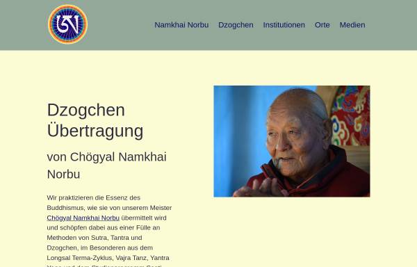 Vorschau von www.dzogchen.de, Dzogchen-Gemeinschaft Deutschland