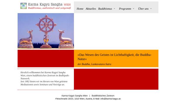 Vorschau von www.karma-kagyu.at, Karma Kagyü Sangha