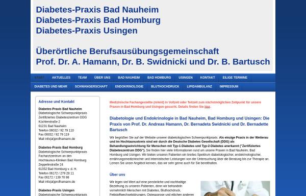 Vorschau von www.profhamann.de, Hamann, Prof. Dr. med. Andreas