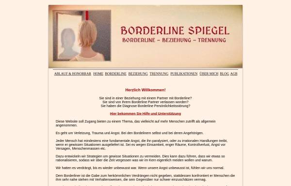 Vorschau von www.borderline-spiegel.de, Borderline-Spiegel
