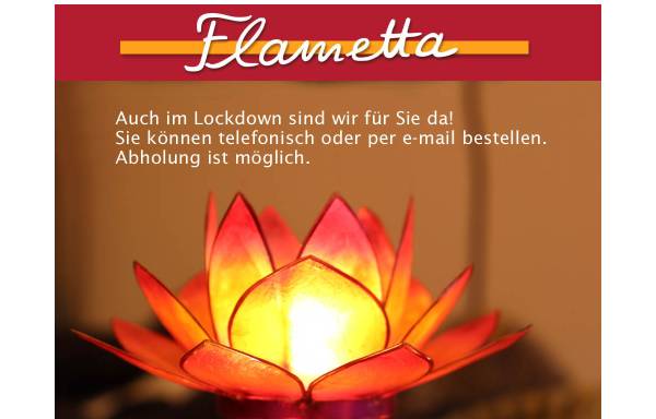 Vorschau von www.flametta.de, Flametta Kerzen - Inh. Lina Lewin