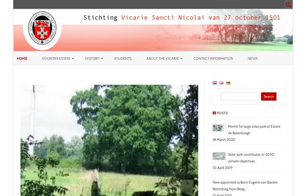 Vorschau von www.vicarie.org, Stiftung Vikarie Sancti Nicolai