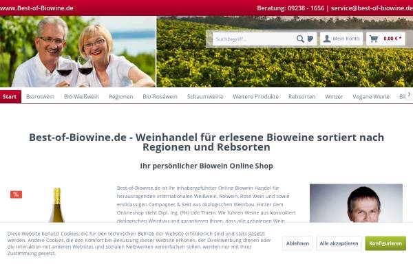 Vorschau von www.best-of-biowine.de, Best of Biowein e.K., Inhaber Udo Thiem