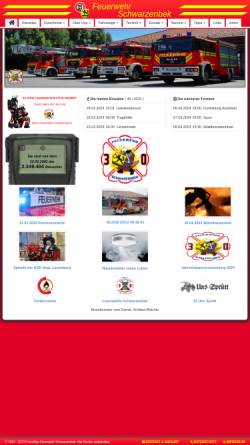 Vorschau der mobilen Webseite feuerwehr-schwarzenbek.de, Feuerwehr Schwarzenbek