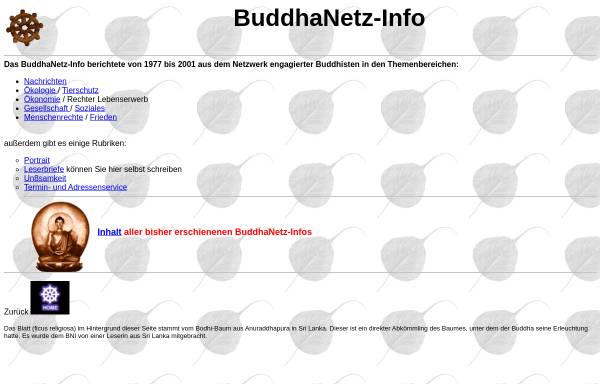 Vorschau von www.kommundsieh.de, BuddhaNetz-Info