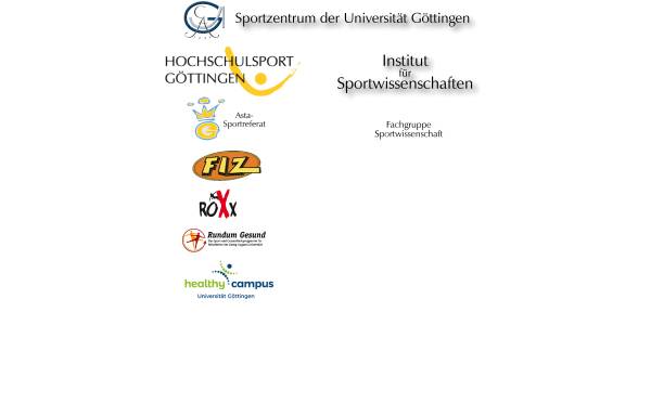 Vorschau von www.sport.uni-goettingen.de, Sportzentrum der Uni Göttingen