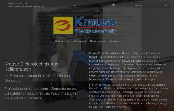 Vorschau von www.krause-kellinghusen.de, Krause Elektrotechnik GmbH
