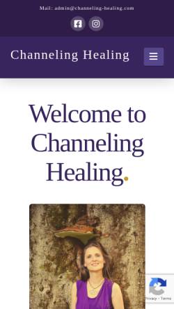 Vorschau der mobilen Webseite www.channeling-healing.com, Channeling Healing