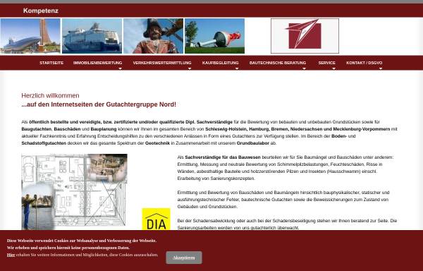 Vorschau von www.gutachtergruppe-nord.de, GUTACHTERGRUPPE NORD GmbH & Co. KG 