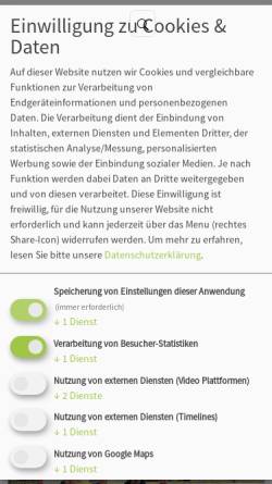 Vorschau der mobilen Webseite www.klinikumdo.de, Klinikum Dortmund