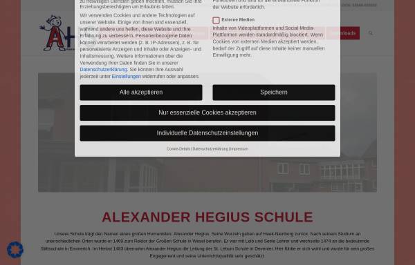 Vorschau von www.grundschule-heek.de, Alexander-Hegius-Grundschule Heek