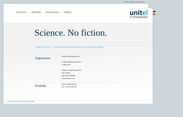 Vorschau von www.unitel.at, Unitel IT-Innovationen