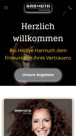 Vorschau der mobilen Webseite friseur-harmuth.de, Friseur Harmuth