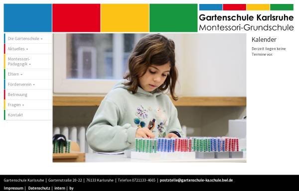 Vorschau von www.gartenschule-karlsruhe.de, Gartenschule Karlsruhe