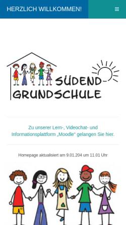Vorschau der mobilen Webseite www.suedendschule.de, Südendschule
