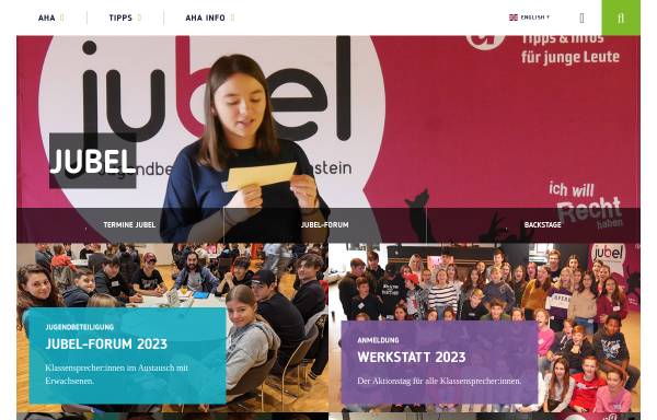 Vorschau von www.jubel.li, Jugendbeteiligung Liechtenstein (JUBEL)
