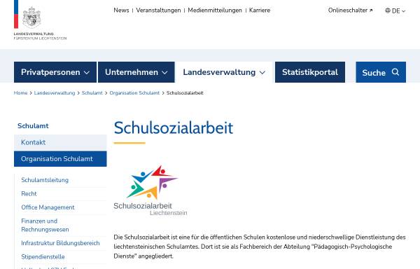Vorschau von www.schulsozialarbeit.li, SSA, Schulsozialarbeit Liechtenstein - Projektkoordination Schulzentrum Triesen
