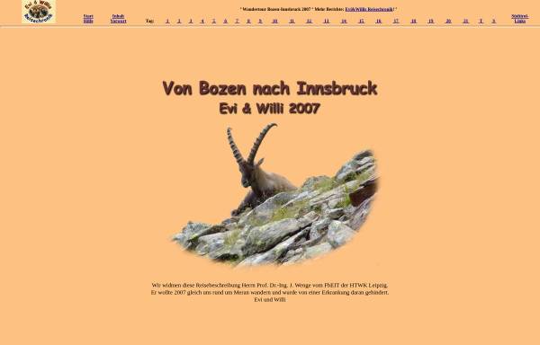 Von Bozen nach Innsbruck 2007 [Evi & Willi Schulze]