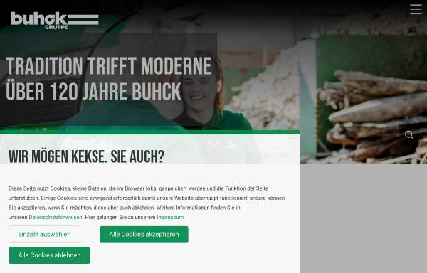 Vorschau von buhck-gruppe.de, Buhck Umweltservices GmbH & Co. KG