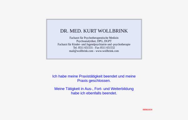 Dr. med. Kurt Wollbrink