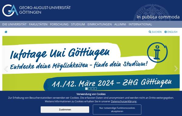 Vorschau von www.paedsem.uni-goettingen.de, Kinder-Uni Göttingen - Universität Göttingen