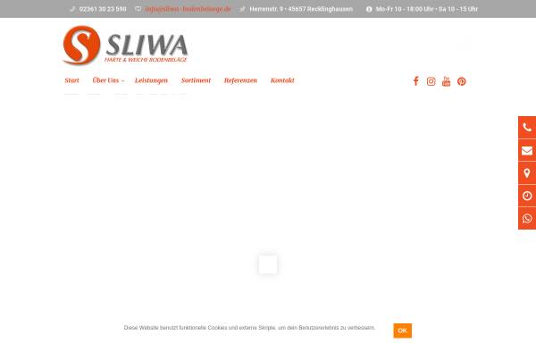 Vorschau von sliwa-bodenbelaege.de, Sliwa Harte und Weiche Bodenbeläge GmbH