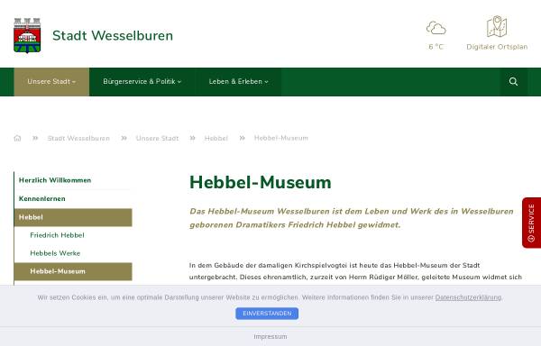Vorschau von www.wesselburen.de, Hebbel-Museum