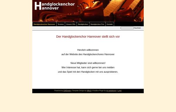 Vorschau von www.handglockenchor-hannover.de, Handglockenchor Hannover