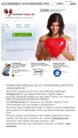 Vorschau der mobilen Webseite www.hannover-singles.de, Hannover-Singles