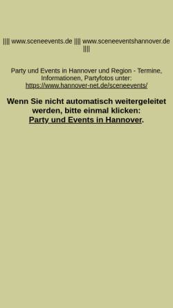 Vorschau der mobilen Webseite www.hannover-net.de, Scene Events