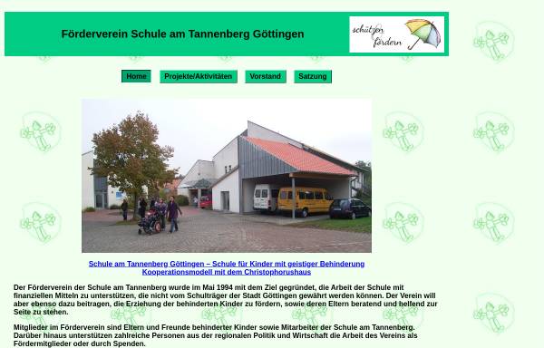 Vorschau von www.fv-sat.de, Förderverein Schule am Tannenberg Göttingen