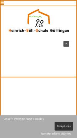 Vorschau der mobilen Webseite hbs-goe.de, Heinrich-Böll-Schule