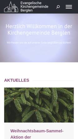 Vorschau der mobilen Webseite oppelsbohm-evangelisch.de, Evangelische Kirchengemeinde Oppelsbohm