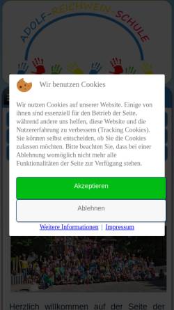 Vorschau der mobilen Webseite www.ars-goettingen.de, Adolf-Reichwein-Schule