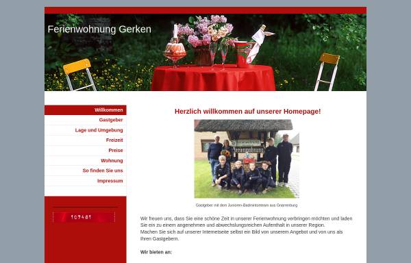 Vorschau von www.fewo-gerken.de, Ferienwohnung Gerken / Lunestedt [Lunestedt]