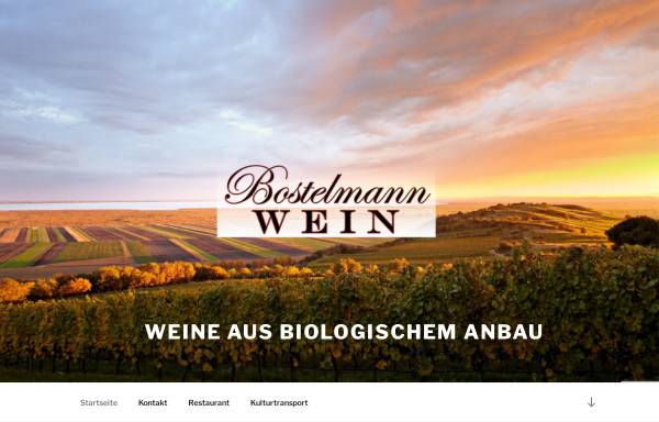 Vorschau von www.bostelmann-wein.de, Weine aus biologischem Anbau