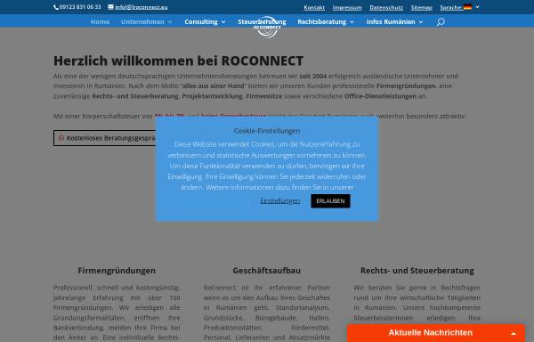 Vorschau von roconnect.eu, RoConnect