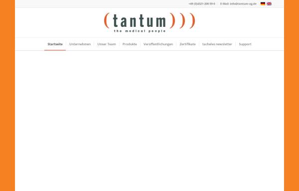 Vorschau von www.tantum-ag.de, Tantum AG