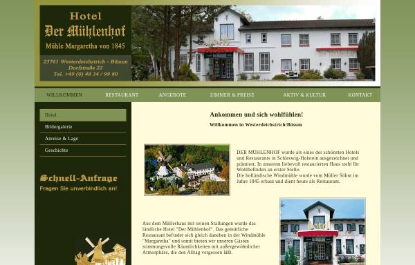 Vorschau von www.hotel-muehlenhof.com, Der Mühlenhof