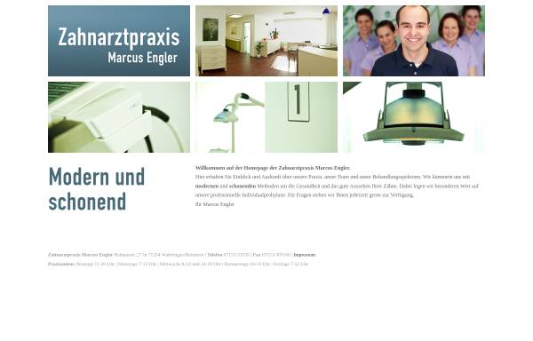Vorschau von www.zahnarztpraxis-engler.de, Zahnarztpraxis Marcus Engler