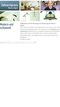 Vorschau der mobilen Webseite www.zahnarztpraxis-engler.de, Zahnarztpraxis Marcus Engler