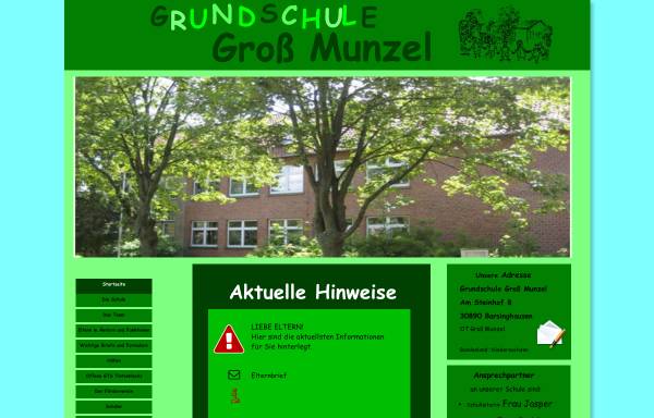 Vorschau von www.gs-gross-munzel.de, Grundschule Groß Munzel