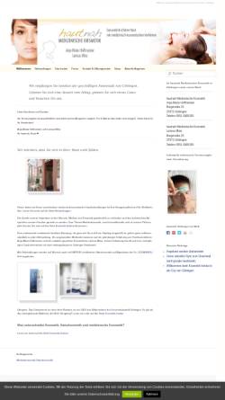 Vorschau der mobilen Webseite www.kosmetik-am-gaenseliesel.de, Kosmetik am Gänseliesel GbR