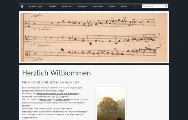 Freundeskreis für Alte Musik Hannover e. V.